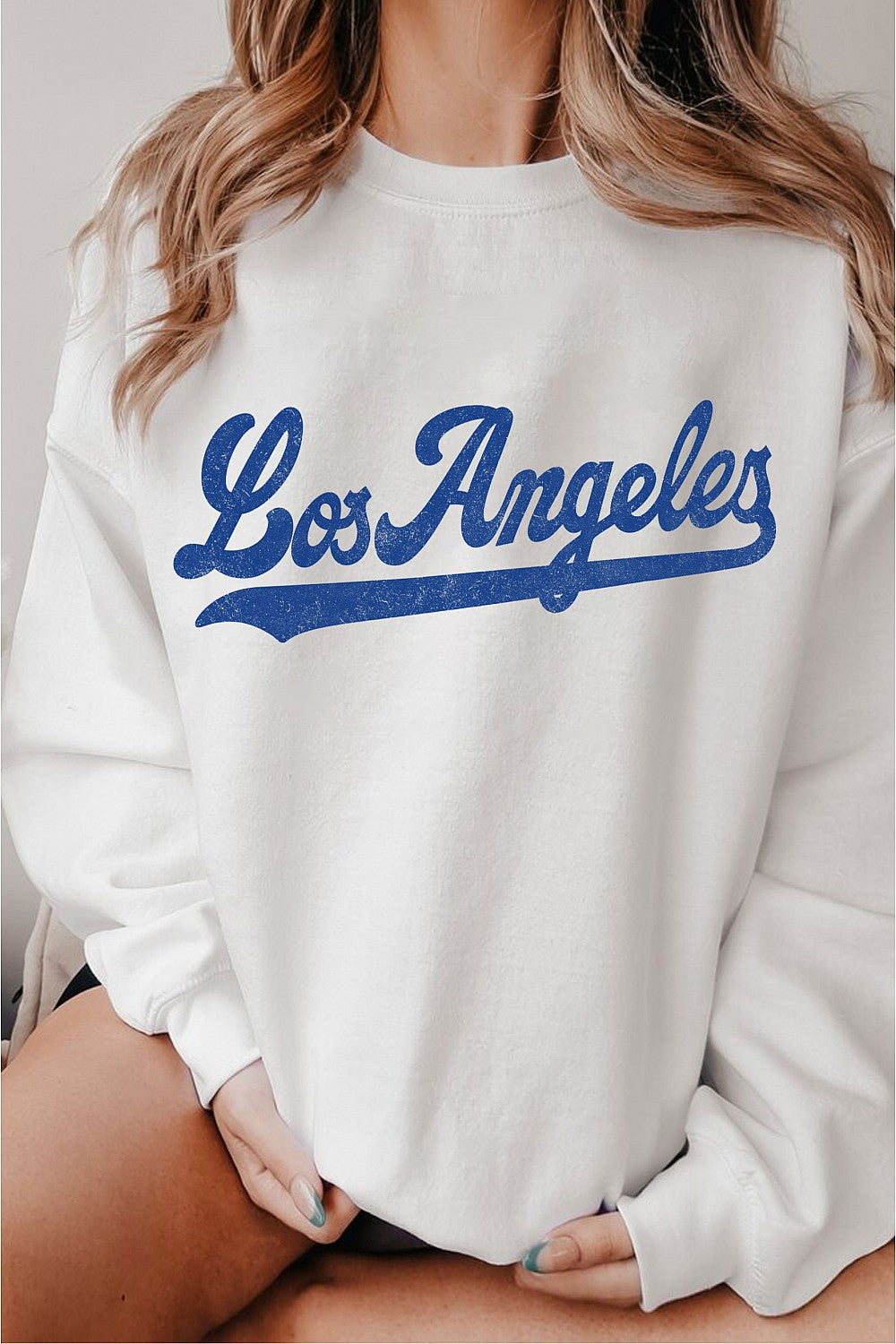 LA Graphic Brushed Sweatshirt