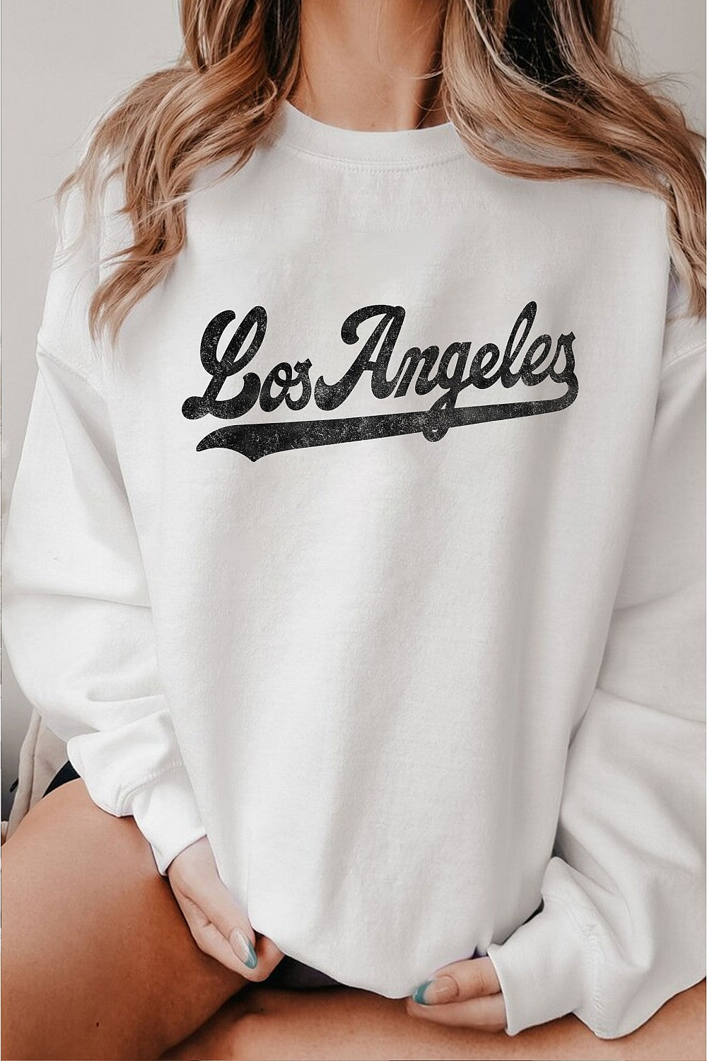 LA Graphic Brushed Sweatshirt