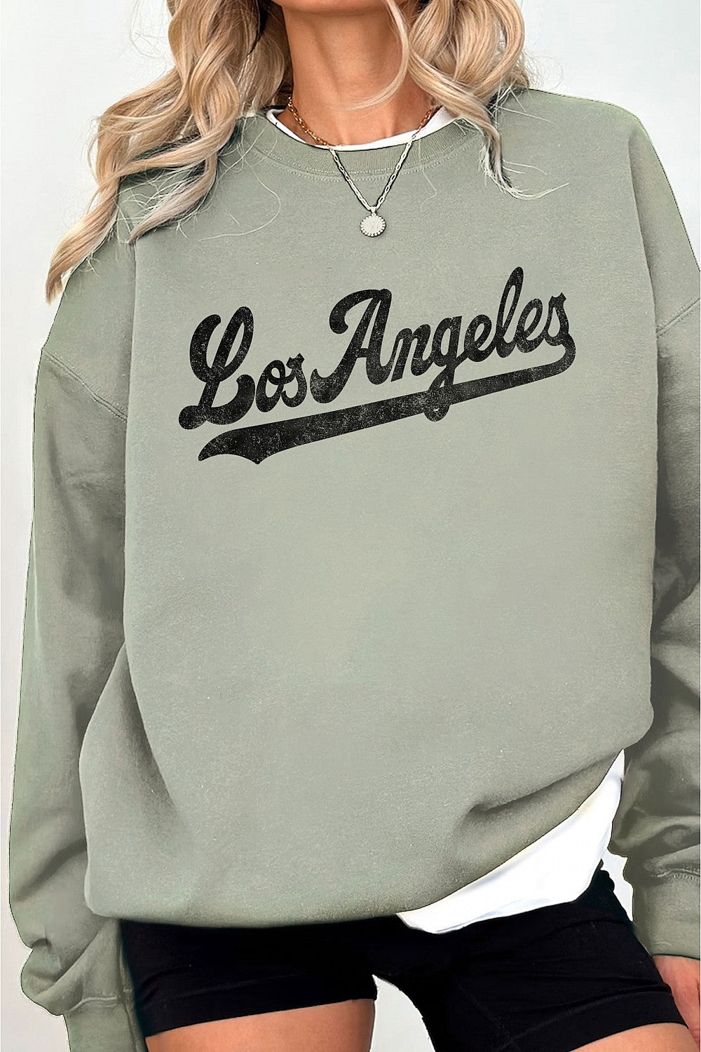 LA Graphic Brushed Sweatshirt