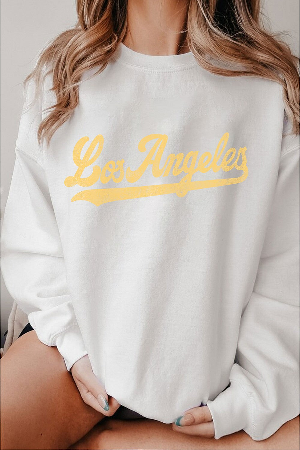 LA Graphic Brushed Sweatshirt